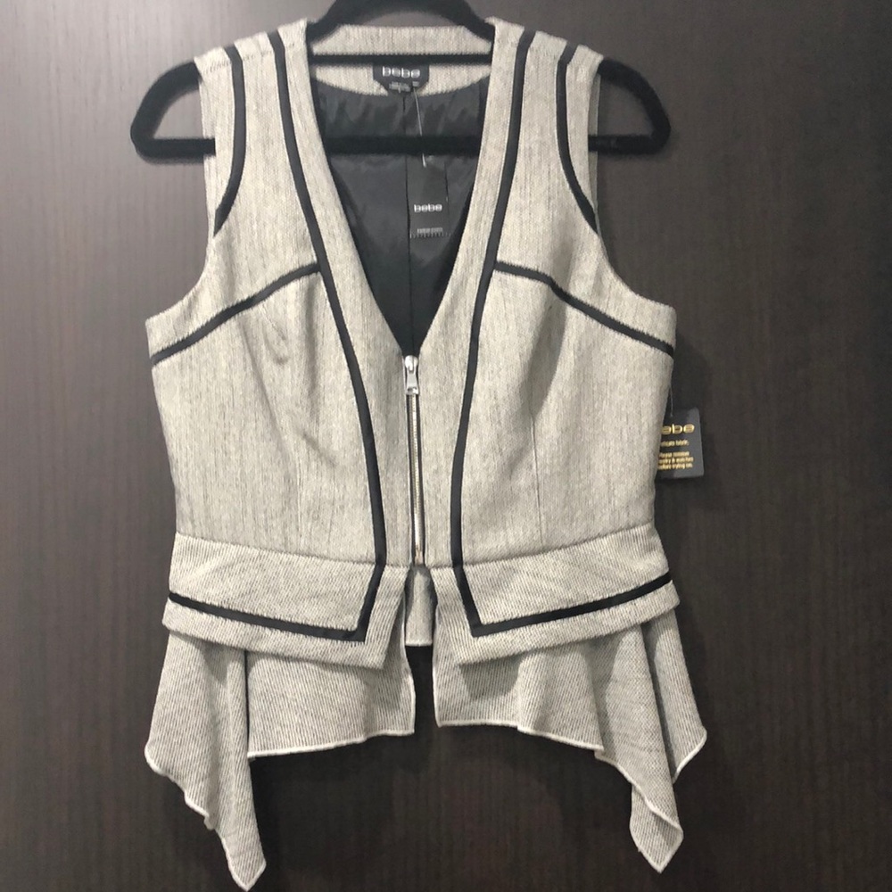 Bebe Tweed Vest